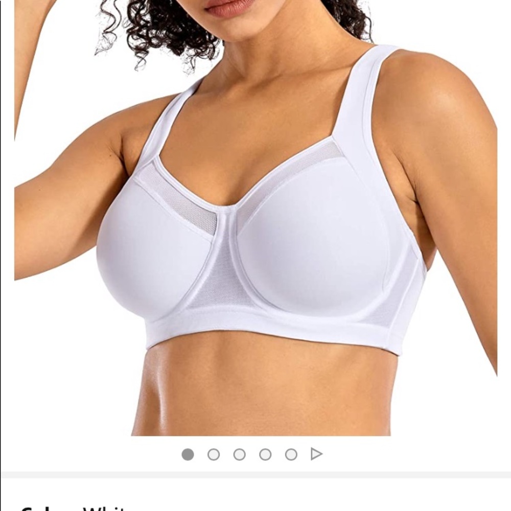 NWT Syrokan White Sports Bra  size 32B